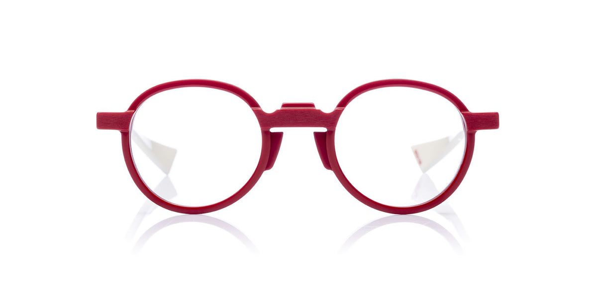 Piero Massaro Vucciria 'PM 913' in red 004– Optik! European Eyewear