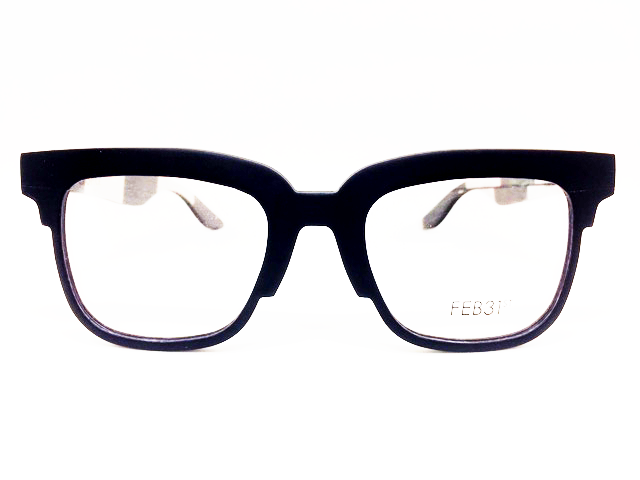 Feb31st Flame in Black Optik European Eyewear